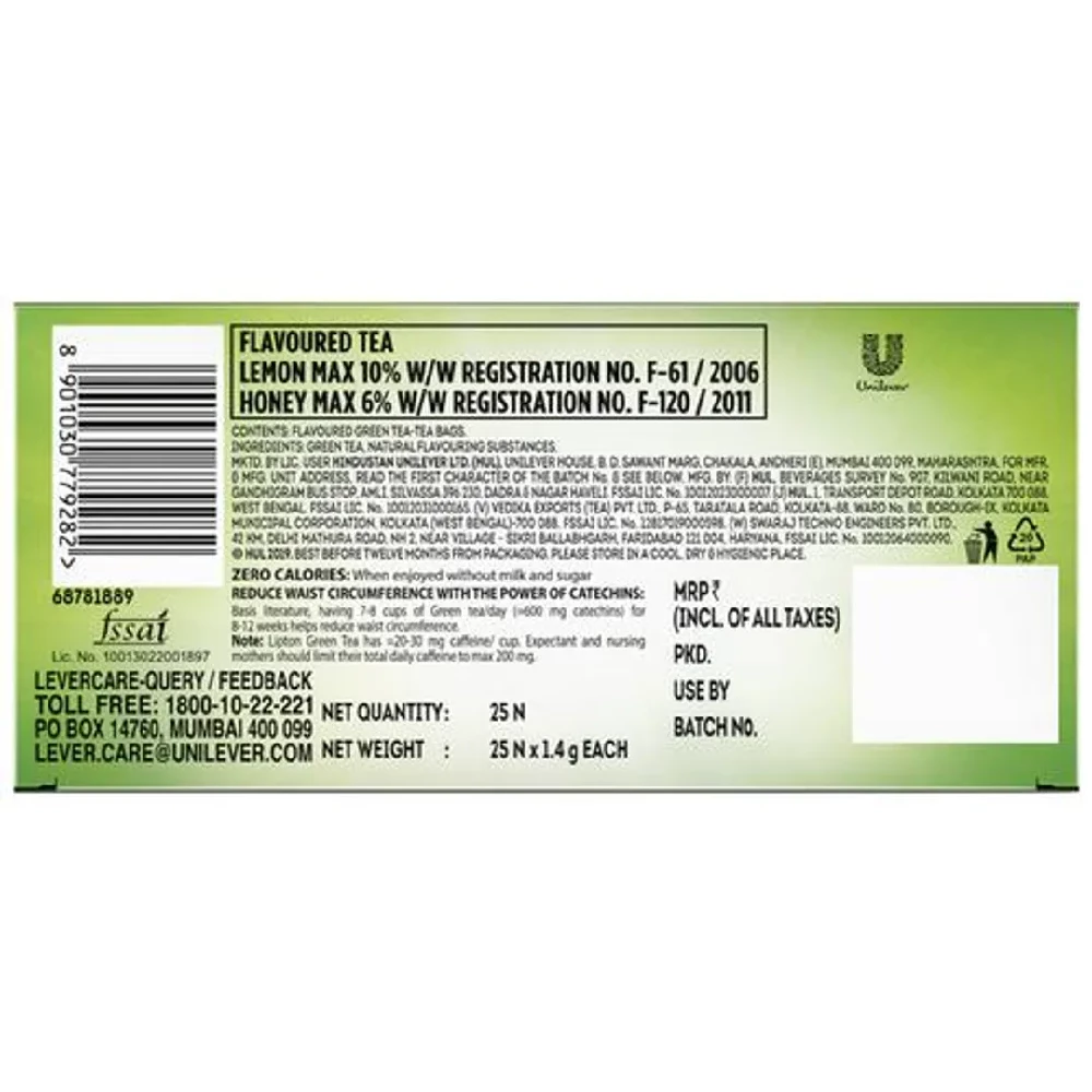 Lipton Honey Lemon Green Tea, 35 g-2.webp